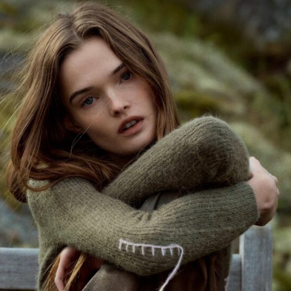 Zara Green Wool Alpaca Women's Sweater
NWT